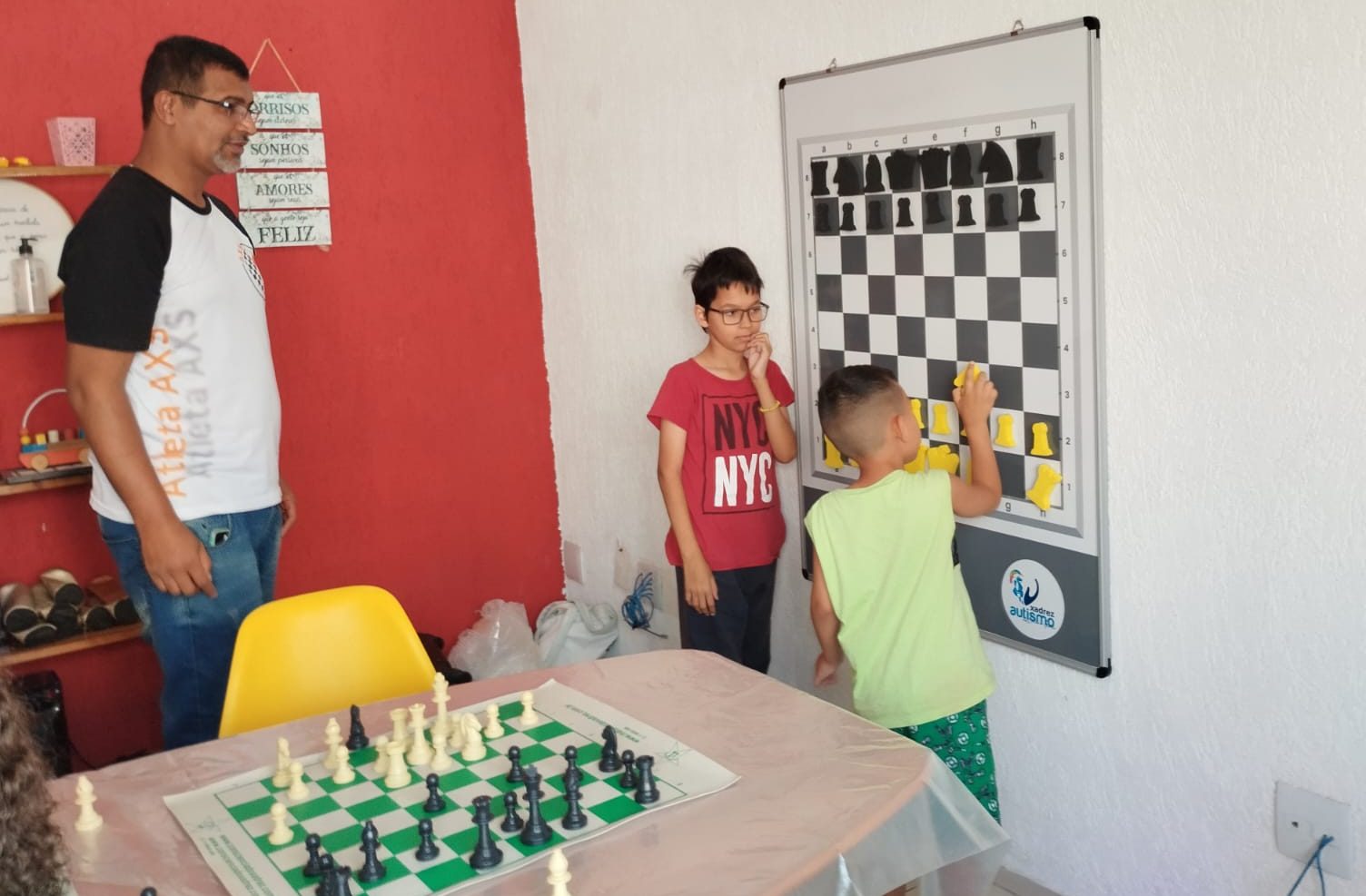 chess lesson in Brazil
